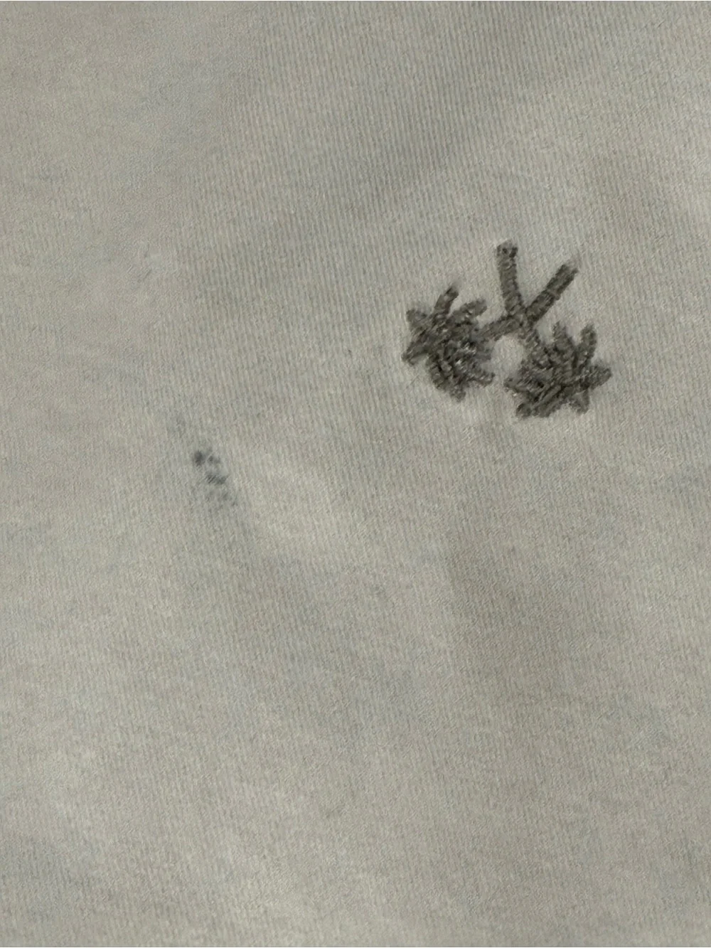 Old Navy Ultimate Slim Chino Shorts Palm Trees Gray Cotton 10” Inseam W33